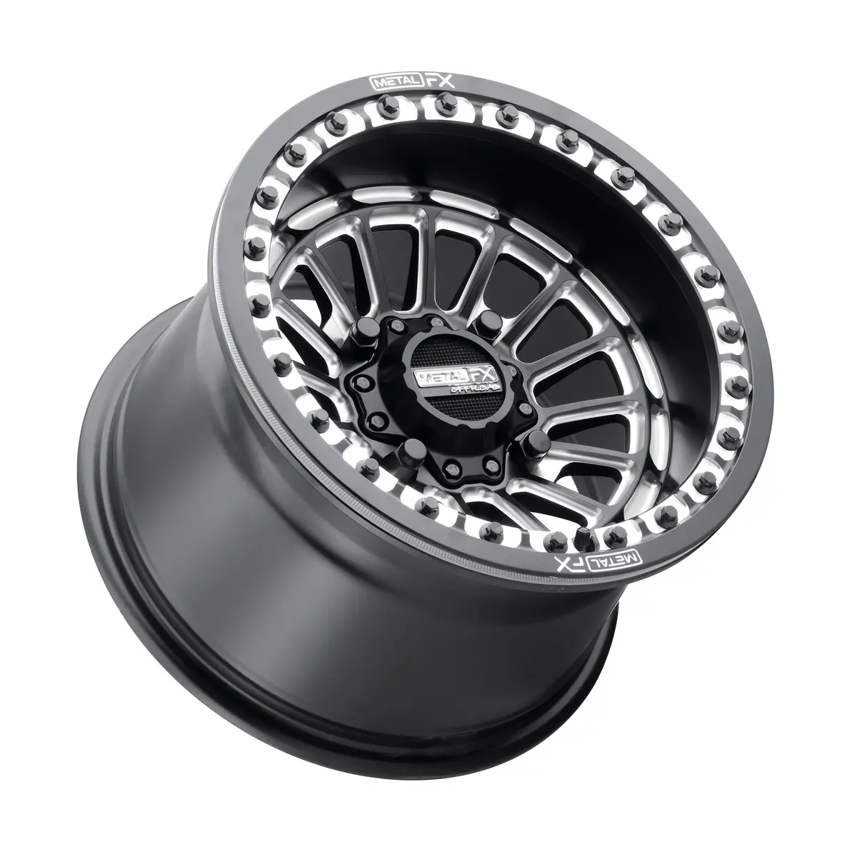 Delta Beadlock | Satin Black Contrast Cut 2