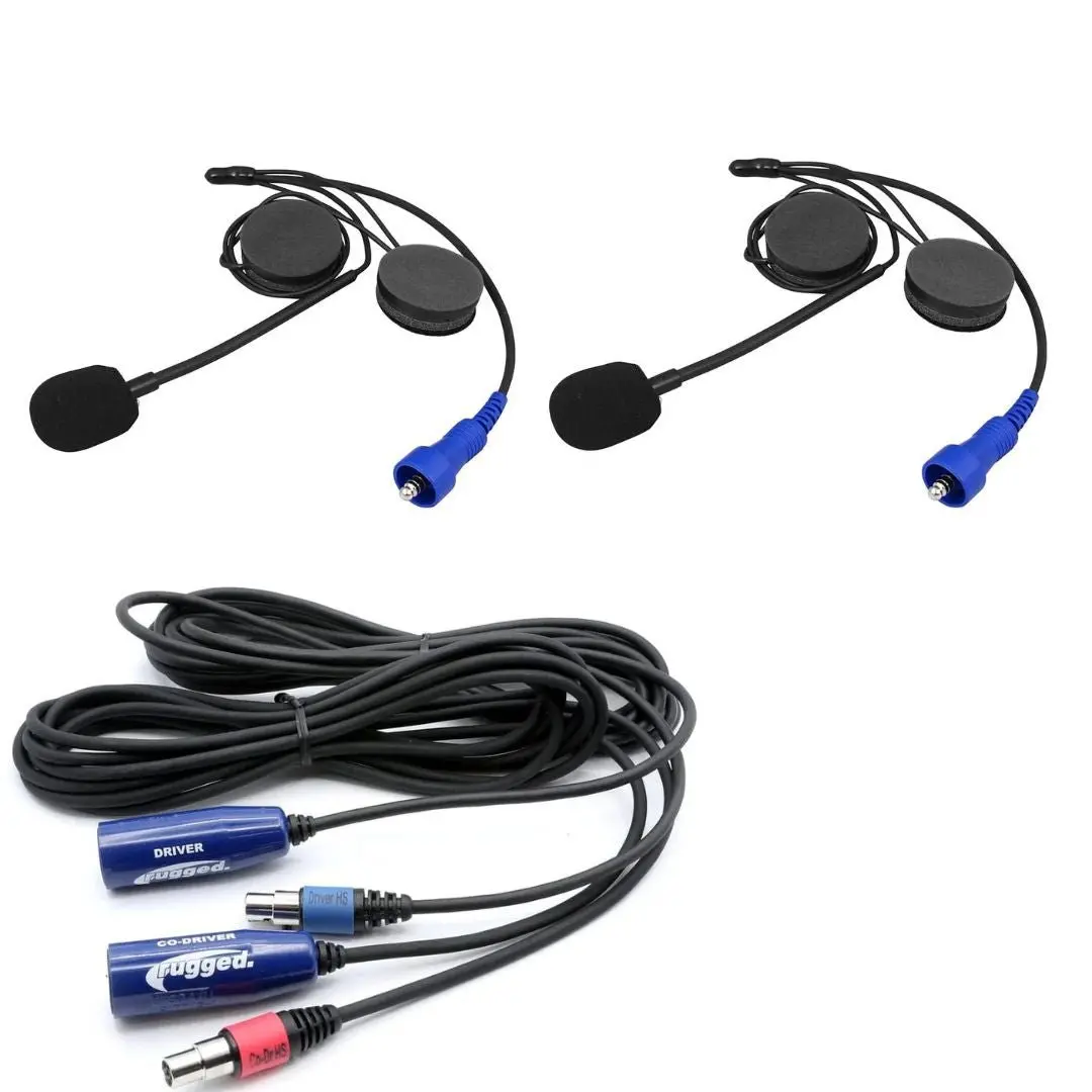 Offroad Intercom Cables And Headset Kit | Rugged Radios 1