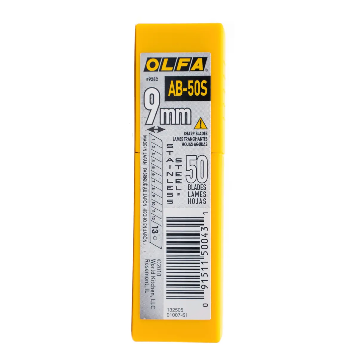 Olfa 9Mm Precision Silver Snap-Off Blades, 50 Pack (Ab-50S) (Recommended For Window Tint) 2