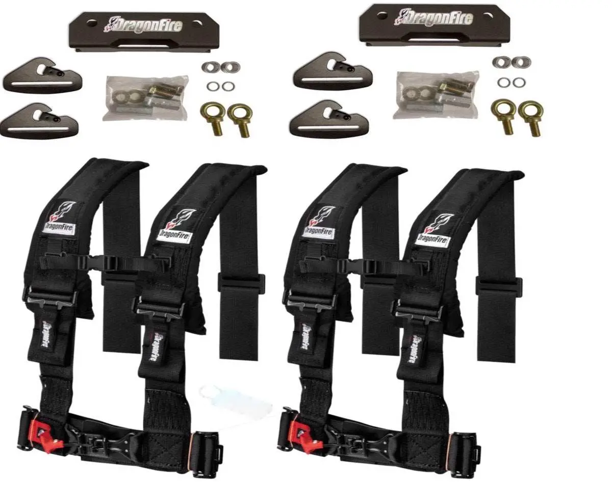 Polaris General 4 Rear Quick Release Harness Set 1