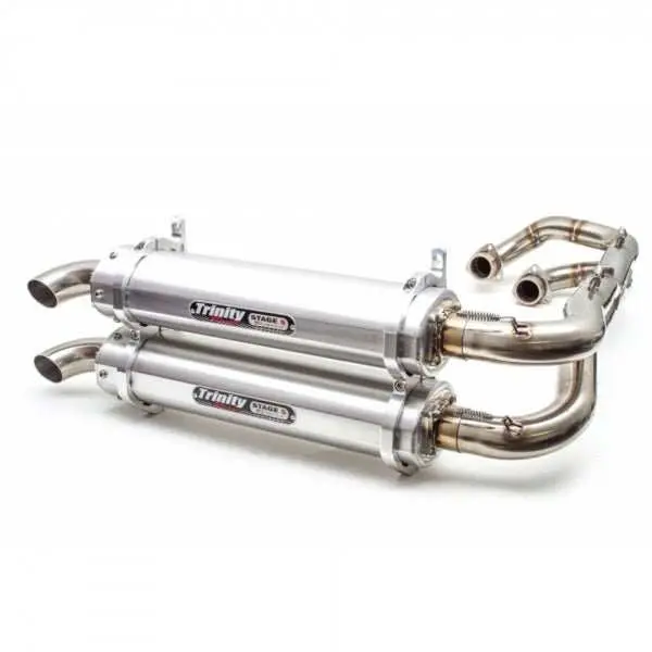 Polaris General Full Dual Exhaust By Trinity Racing 1