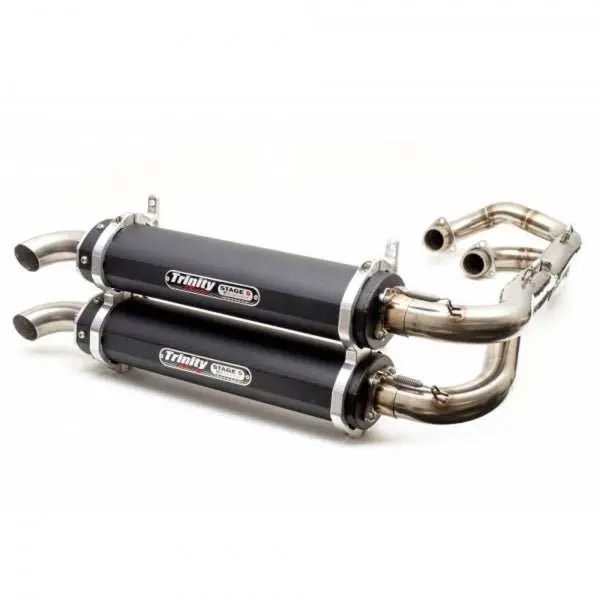 Polaris General Full Dual Exhaust By Trinity Racing 2