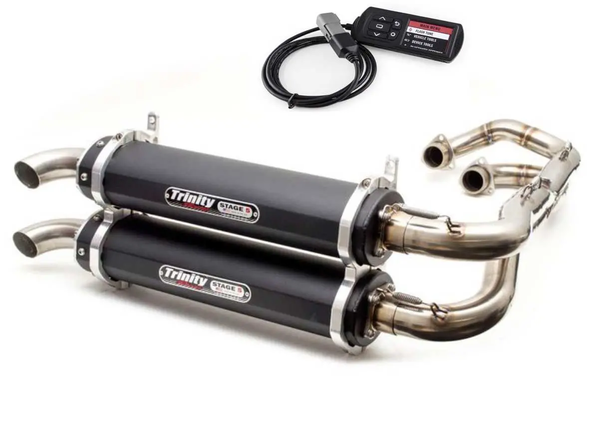 Polaris General Full Dual Exhaust By Trinity Racing 4