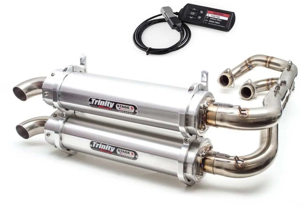 Polaris General Full Dual Exhaust By Trinity Racing 4