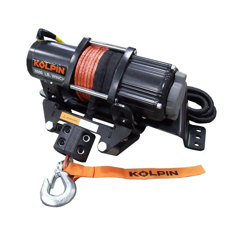 Polaris Ranger Midsize Kolpin Quick-Mount Winch 3500 Lb Synthetic Rope 1