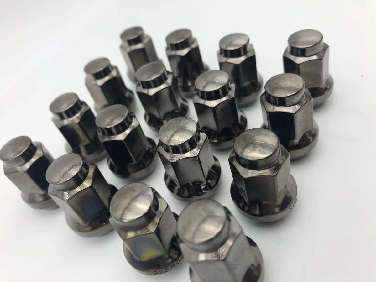 Polaris Rzr Lug Nuts 3/8-24 Gunmetal Grey For Rzr 900 800 570 1