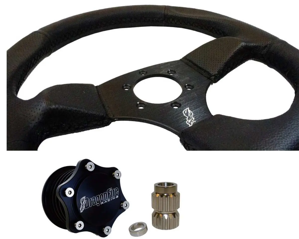 Polaris Rzr Steering Wheel & Quick-Release Hub By Dragonfire Racing 2