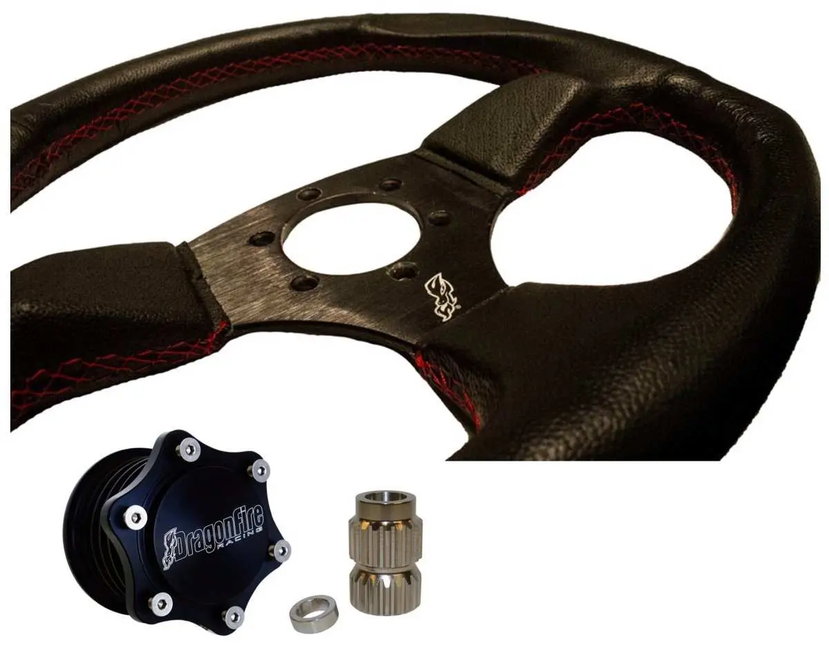 Polaris Rzr Steering Wheel & Quick-Release Hub By Dragonfire Racing 3