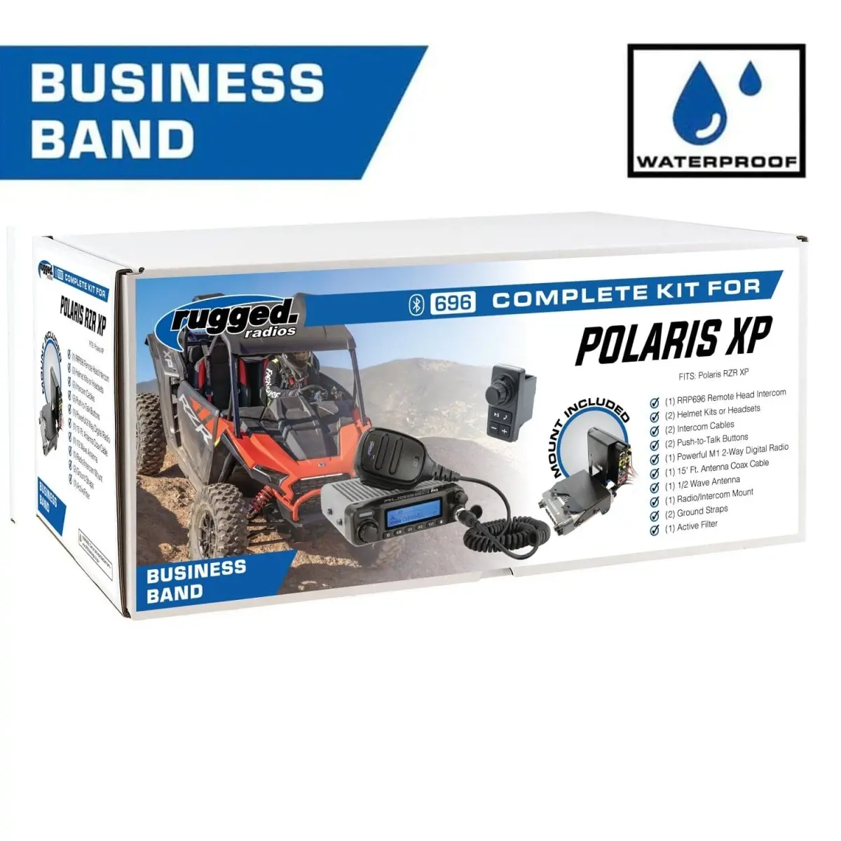 Polaris Rzr Xp 696 Plus Remote Head Intercom Kit | Rugged Radios 1