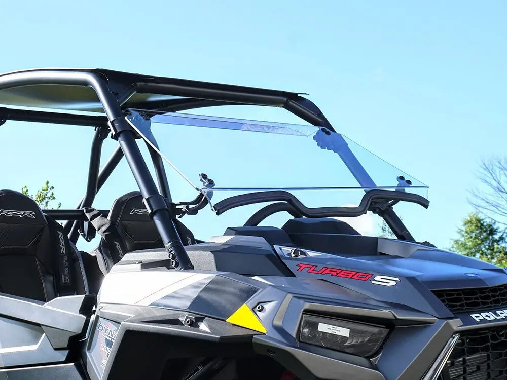 Polaris Rzr Xp Turbo-S Full Tilting Windshield | Spike Powersports 1