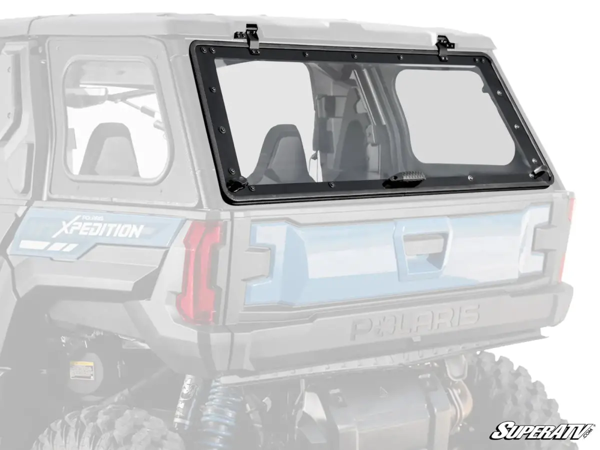 Polaris Xpedition Adv Rear Flip Windshield | Superatv 1