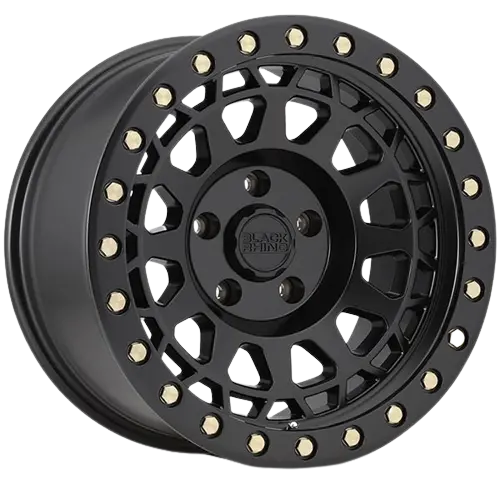 Black Rhino Primm Matte Black W/Brass Bolts 1