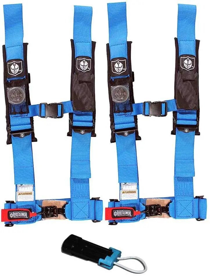 Pro Armor 4 Point 2" Harness Set With Free Polaris / Can Am Override Plug 5
