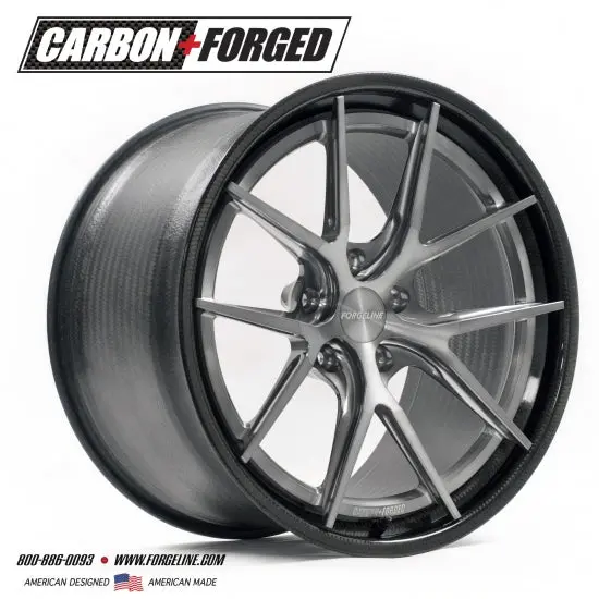 Forgeline: Cf201 3 Piece Wheels - Carbon Fiber 1
