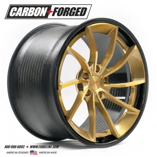 Forgeline: Cf202 3 Piece Wheels - Carbon Fiber 4