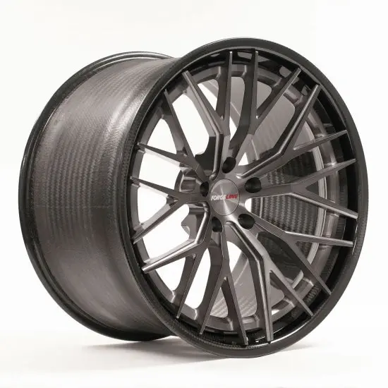 Forgeline: Cf203 3 Piece Wheels - Carbon Fiber 3