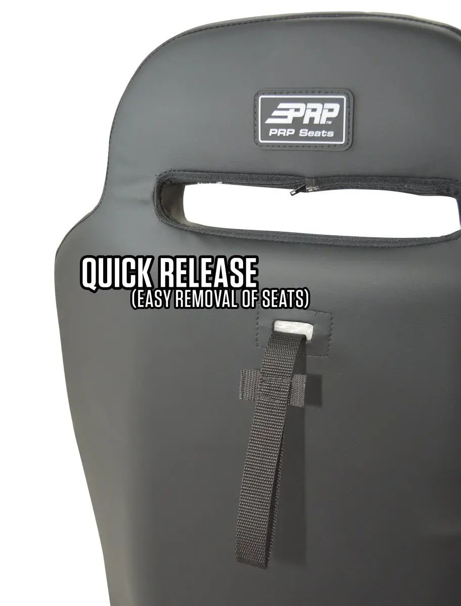 Prp Gt/S.E. Extra Wide (+1") Suspension Seat - Black & Grey 2