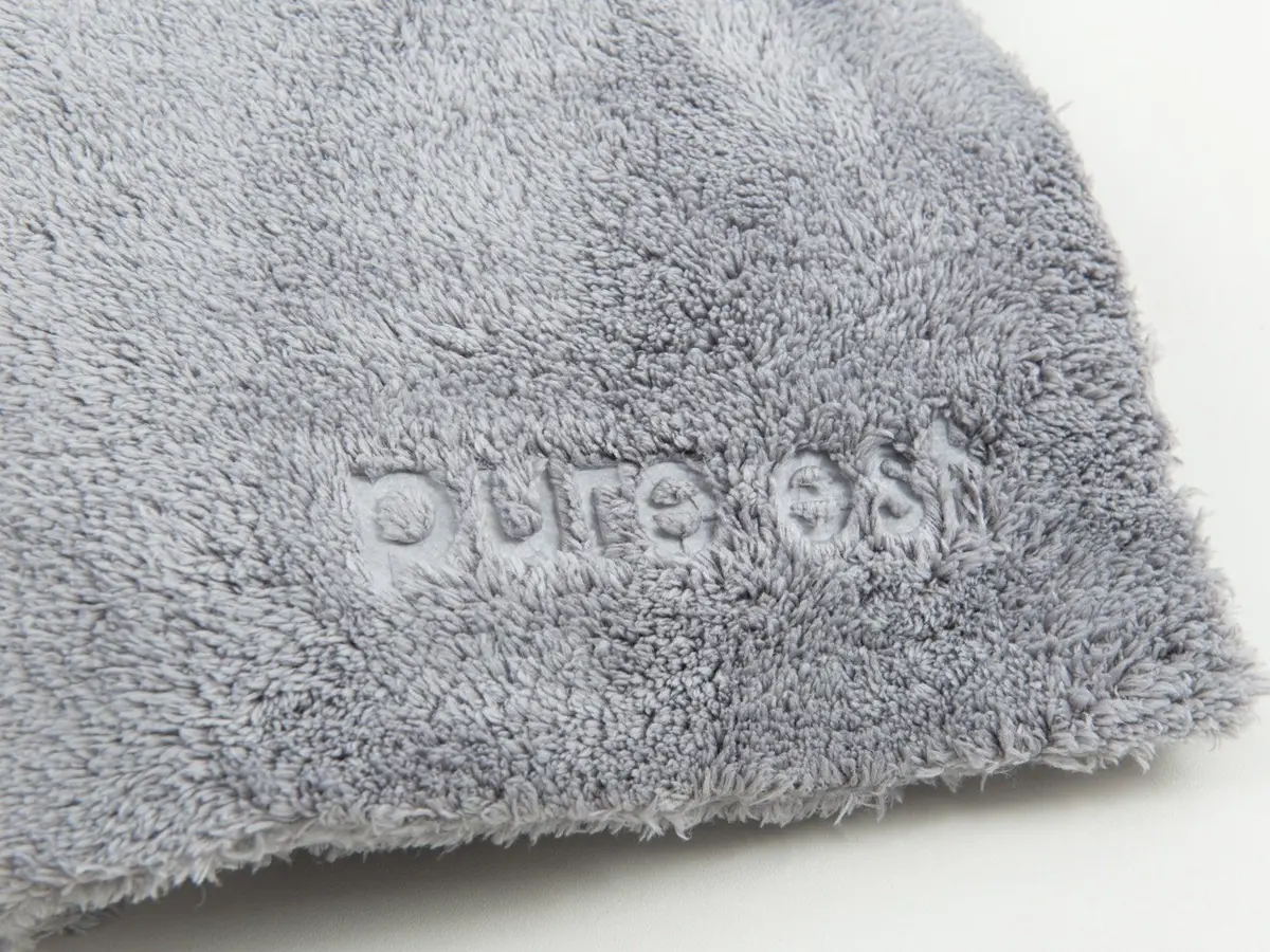 No-Edge Microfiber Towel 16"X16" Grey 1