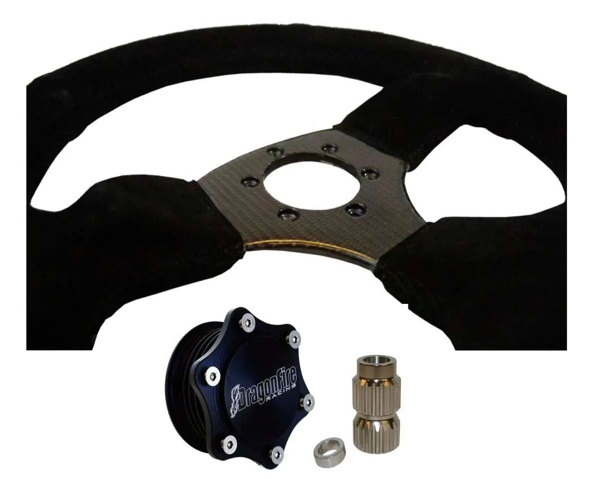 Quick-Release Steering Wheel Hub And Wheel Kit By Dragonfire For Honda Talon 1