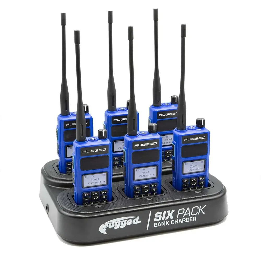 R1 Handheld Radio 6-Pack Bank Charger | Rugged Radios 1