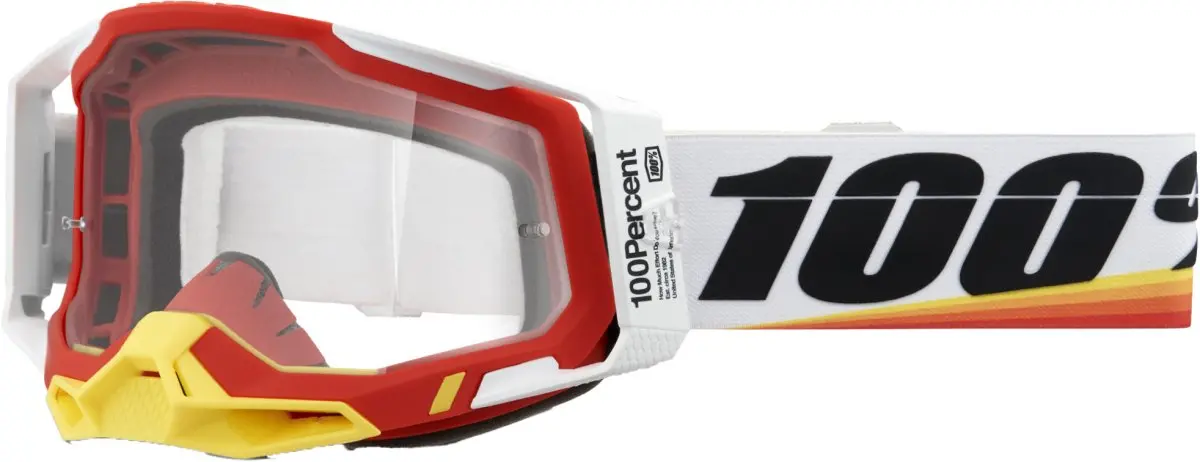 Racecraft 2 Goggle Arsham Red Clear Lens 1