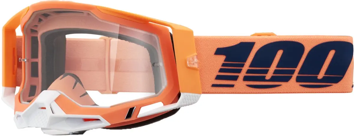 Racecraft 2 Goggle Coral Clear Lens 1
