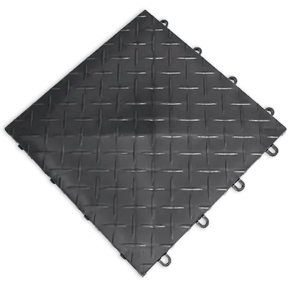 Racedeck Diamond - Original Diamond Plate Tread Garage Flooring System 6