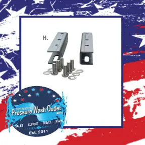 8702.25 Tall 2 1/2" Rail Kit By Udor Pumps (6519) 1