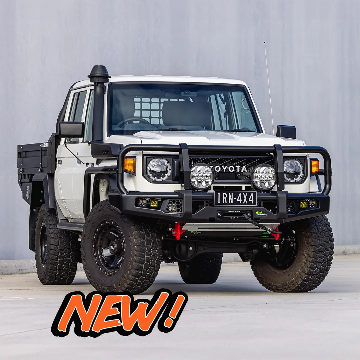 Ironman 4X4 Apex Bullbar Toyota Landcruiser 79 Series Facelift 1