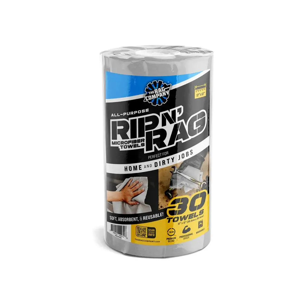 The Rag Company Rip N' Rag - Multi-Purpose Microfiber Towels 1