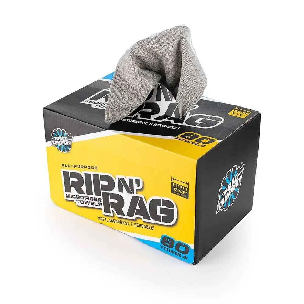 The Rag Company Rip N' Rag - Multi-Purpose Microfiber Towels 2