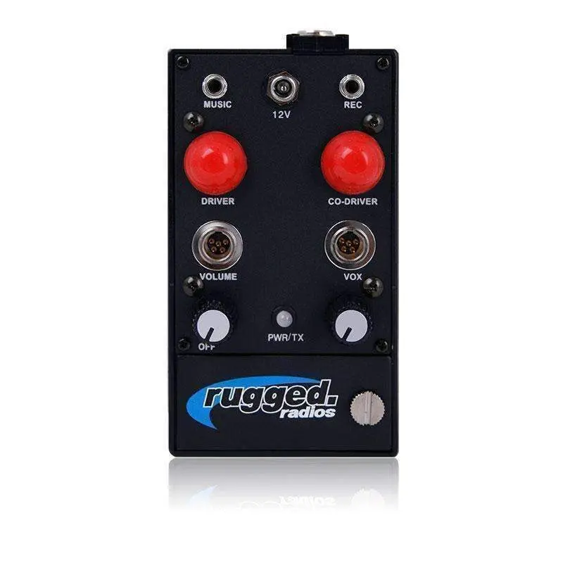 Rrp242 2 Person Portable Intercom With Music Input | Rugged Radios 1