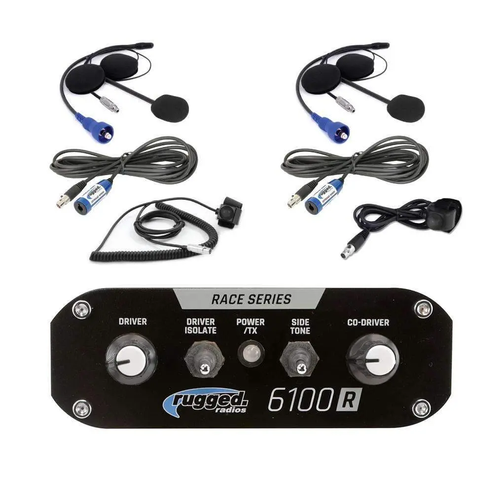 Rrp6100 2 Person Race Intercom System With Helmet Kits 1