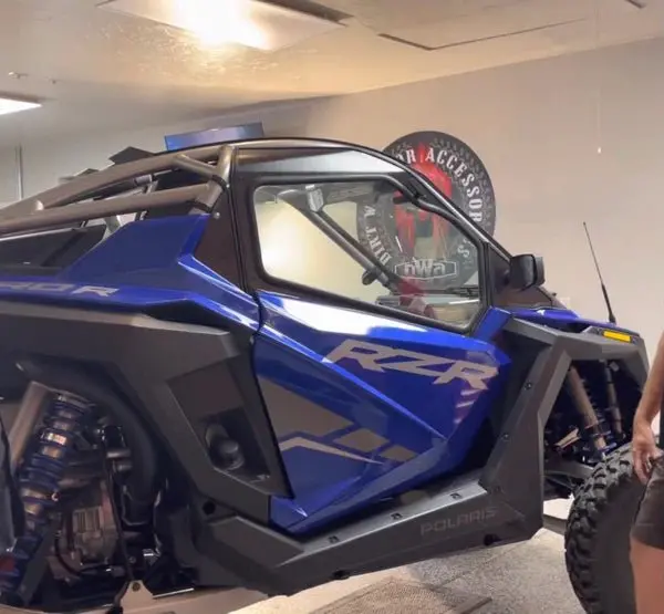 Rzr Pro R 2-Seat Cab Enclosure "The Vault" Upper Side Doors & Panels | Dirt Warrior 1