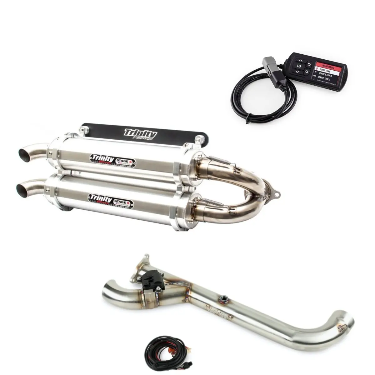 Rzr Pro Xp Power Package With Electric Cutout Exhaust And Tuner | Trinity Racing 2