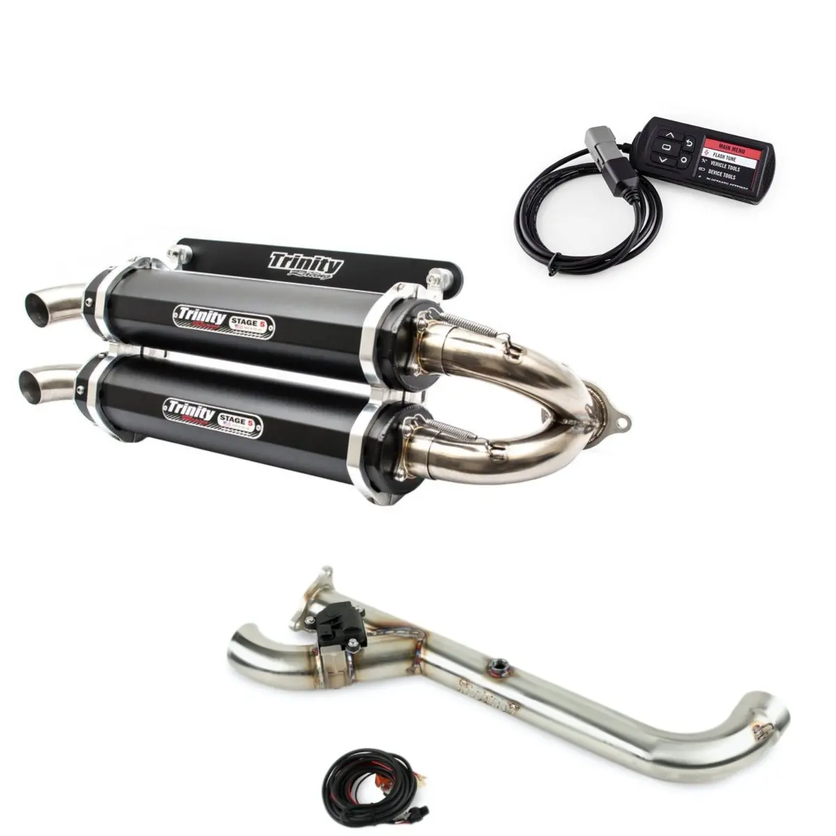 Rzr Pro Xp Power Package With Electric Cutout Exhaust And Tuner | Trinity Racing 3