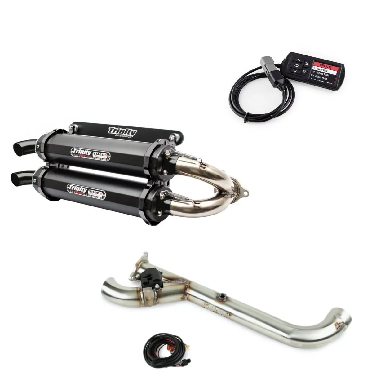 Rzr Pro Xp Power Package With Electric Cutout Exhaust And Tuner | Trinity Racing 3