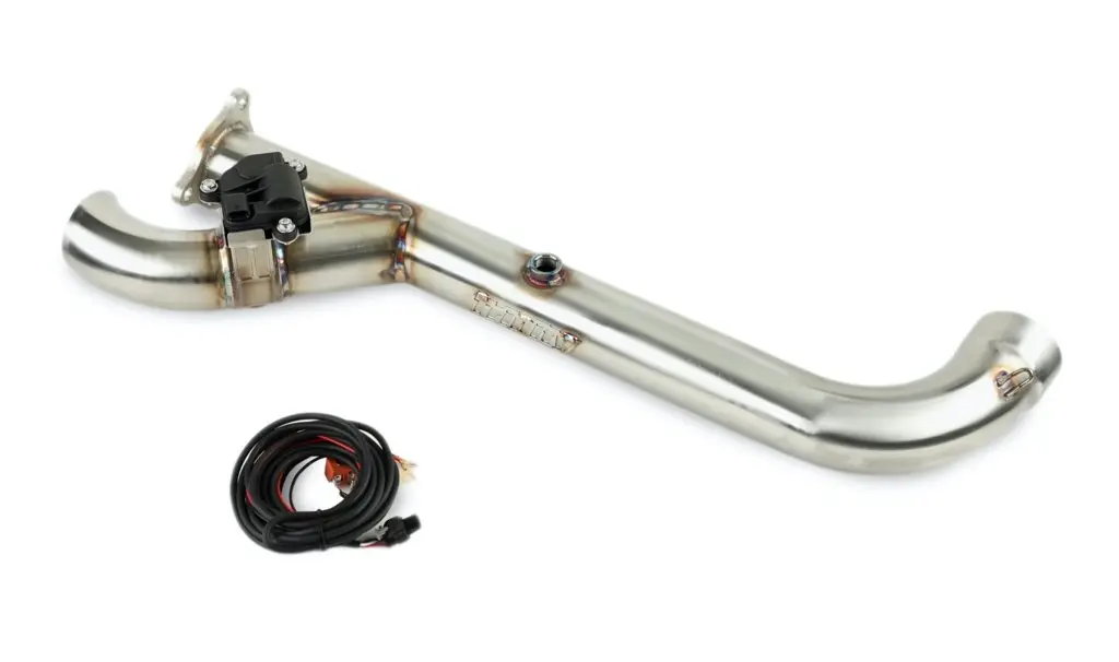 Rzr Turbo  Header Pipe With Electronic Bypass | Trinity Racing 1
