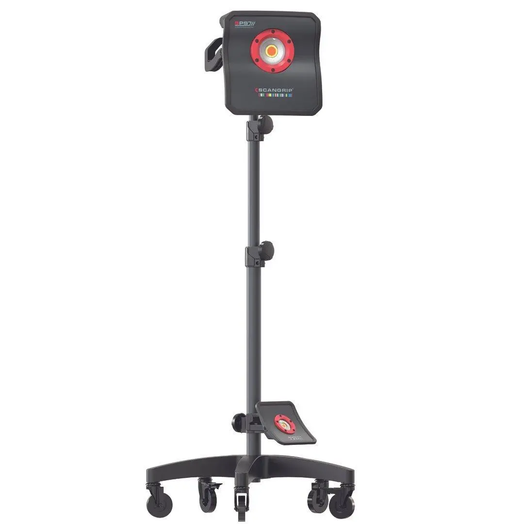Scangrip Telescopic Wheel Stand – Mobile Mount For Multimatch & Connect Lights 2