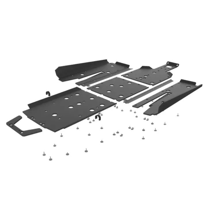 Seizmik Polaris Rzr Xp 1000 / Turbo Uhmw Skid Plate And Rock Sliders *Clearance* 1