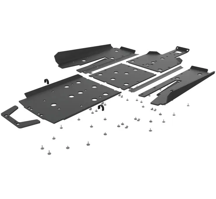 Seizmik Rzr Pro Xp Uhmw Skid Plate And Rock Sliders 1