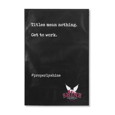 Shine Supply Titles Mean Nothing - Shop Banner 2X3 1