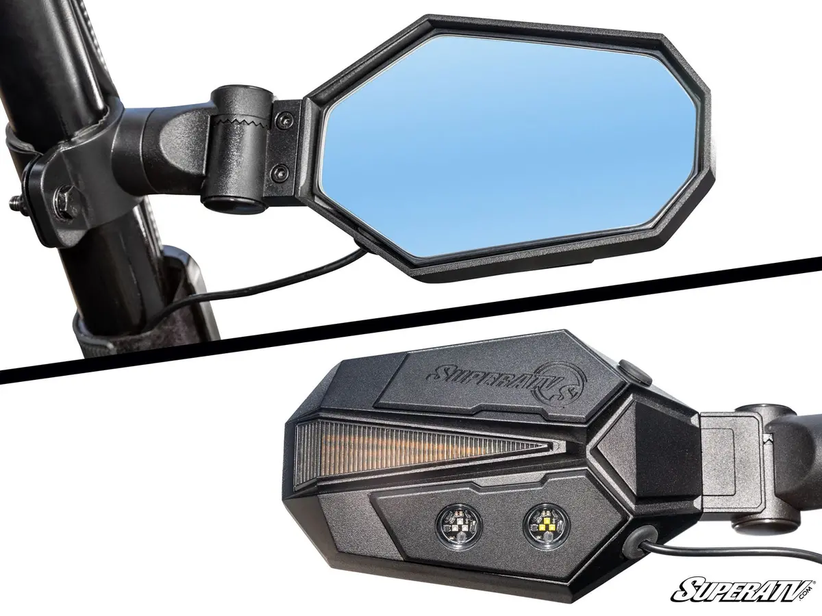 Kawasaki Lighted Side-View Mirrors 1