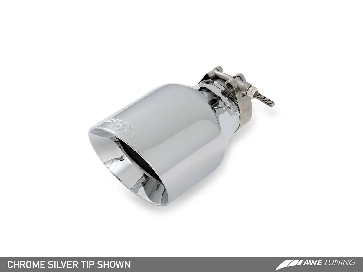 Awe: 2015-2017 Volkswagen Golf Mk7 - Track Edition Exhaust (Chrome Silver Tips 90Mm) 2