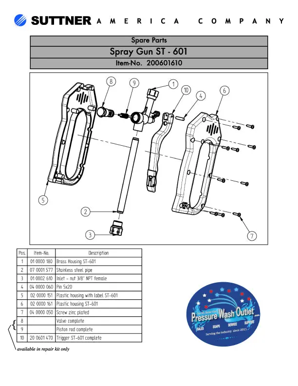 St-601 Trigger Gun By Suttner (2396) 2
