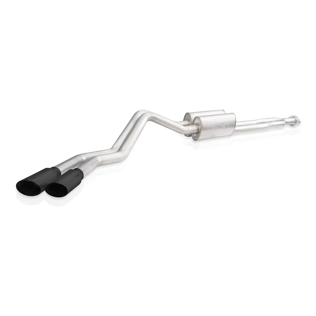 Stainless Works: 2020-21 Chevrolet Silverado Hd 6.6L Redline Catback Exhaust (Black Tips) 1