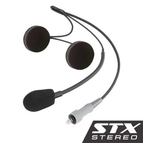 Stx Stereo Wired Helmet Kit With Alpha Audio Speakers And Mic 1