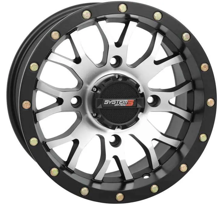 System 3 St-3 Simulated Beadlock Wheels 4/137 Bolt Pattern 2