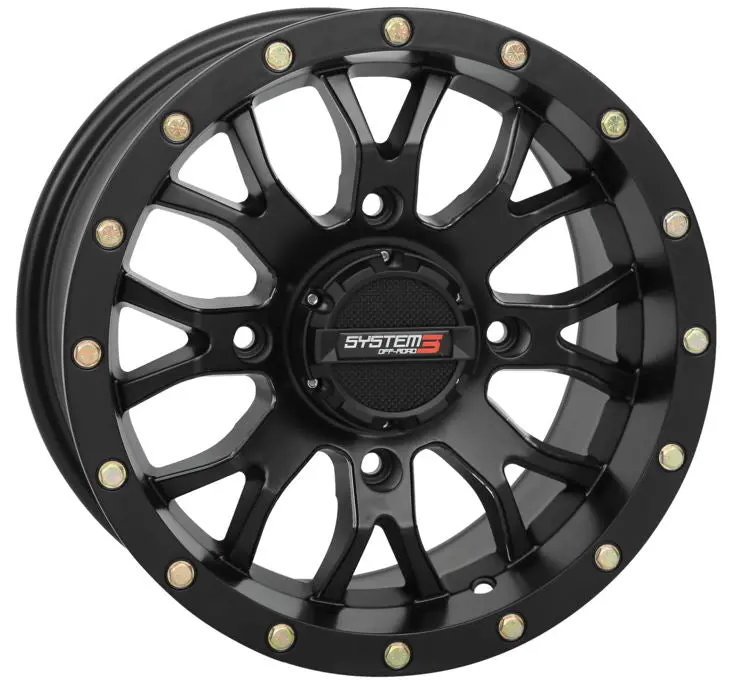 System 3 St-3 Simulated Beadlock Wheels 4/156 Bolt Pattern 2
