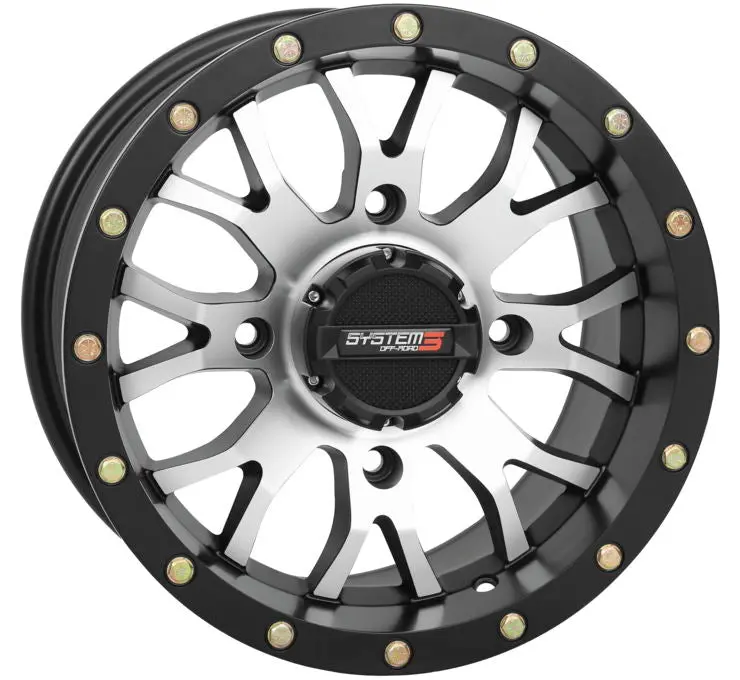 System 3 St-3 Simulated Beadlock Wheels 4/156 Bolt Pattern 2